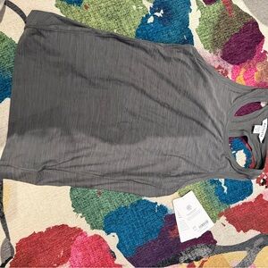 Athleta grey Racerback Tank xs